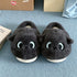Fluffy Airplane Ear Cat Slippers