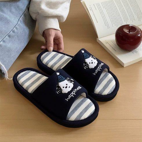 Pup Patch Stripe Slides