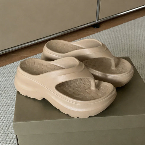 Chunky Cloud Sole Vacation Flip Flops