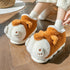 Plush Corgi Butt Ankle Slippers
