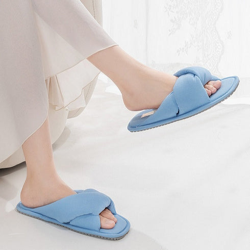 Plush Cross-Knot Indoor Slides