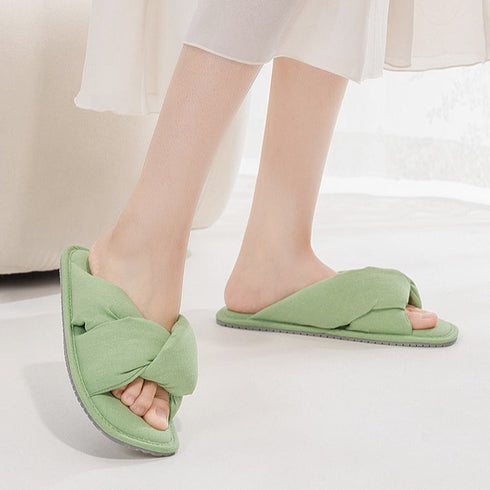 Plush Cross-Knot Indoor Slides