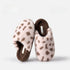 Fuzzy Spotted Indoor House Slippers