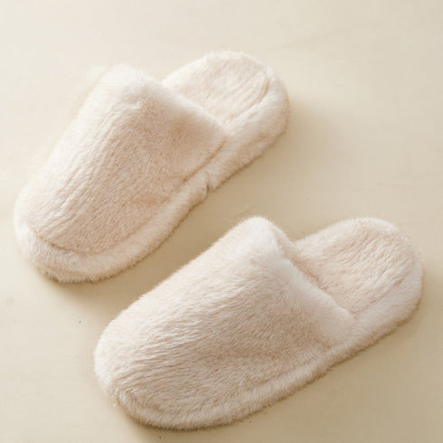 Plush Closed-Toe Cloud Slippers