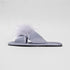 Elegant Feather Satin Flat Slides