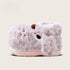 Spotted Puppy Plush Bootie Slippers