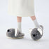 Plush Koala Face Lounging Slippers