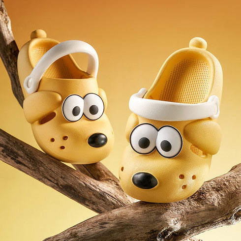 Playful Puppy Face Summer Clogs