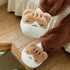 Sleepy Kitty Plush House Slippers