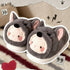 Wolf Disguised Sheep Plush Slippers
