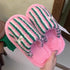 Chunky Pinstripe Lounge Slippers