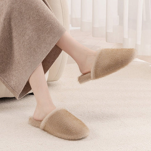 Snuggly Soft Plush Bedroom Slippers
