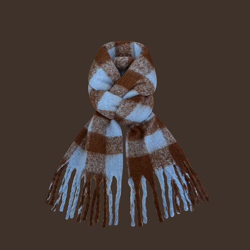 Rainbow Mohair Scarf