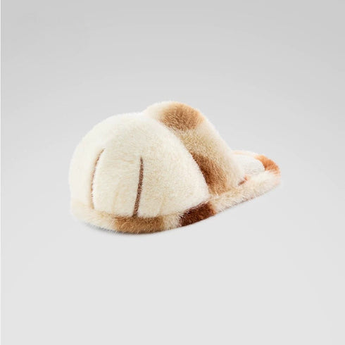 Fluffy Cat Paw House Slippers