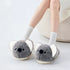 Plush Koala Face Lounging Slippers