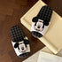 Plaid Mouse Ear Indoor Slides