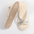 Breezy Woven Cross Strap Slides