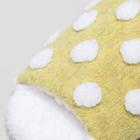 Puffy Dot Lounge Slippers