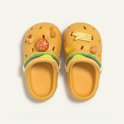 Yummy Fast Food Charm Clogs