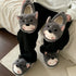 Wolf Disguised Sheep Plush Slippers