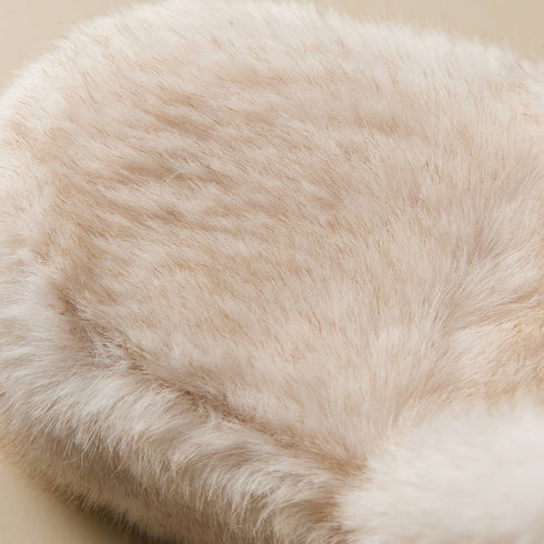 Plush Closed-Toe Cloud Slippers