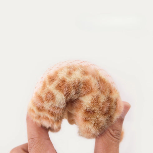 Playful Spotted Plush Sock Boots