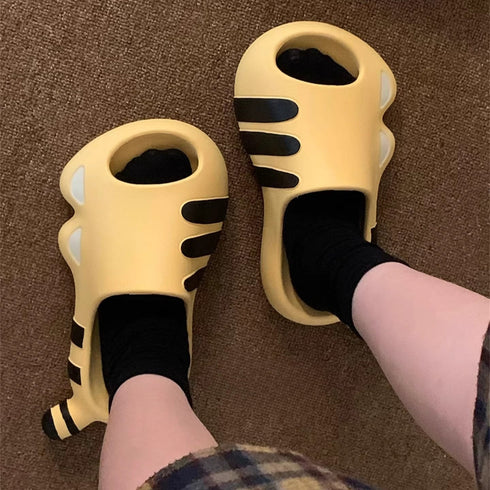 Cartoon Tiger EVA Platform Slides