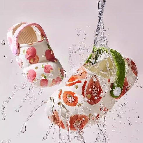 Breezy Graphic Summer Kids Clogs