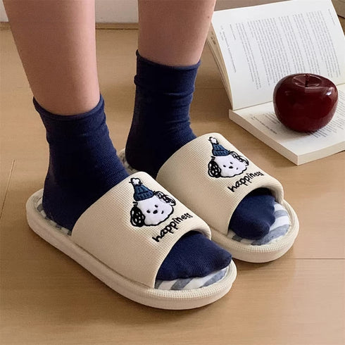 Pup Patch Stripe Slides