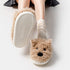 Shaggy Westie Puppy Plush Slippers
