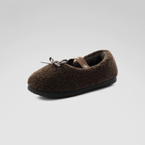 Fleece Ballet Mary Jane Slippers