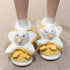Whimsical Duck Plush Winter Slippers