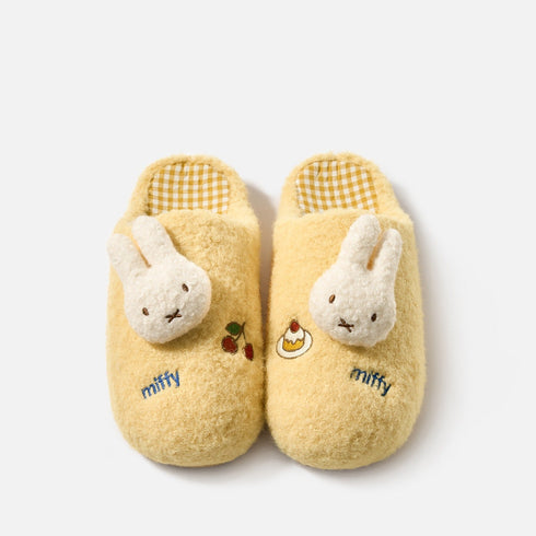 Plush Bunny Fuzzy House Slippers