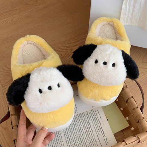 Puffy Pup Ears Slippers