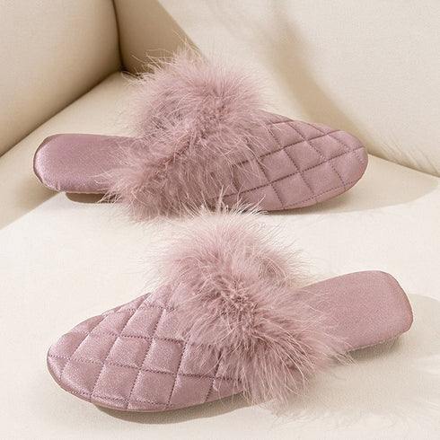 Quilted Puff Lounge Slippers