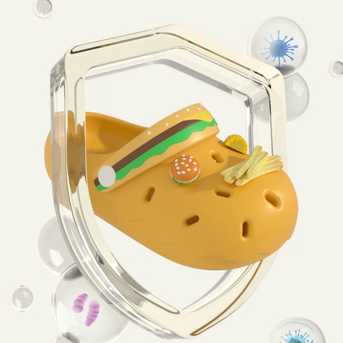Yummy Fast Food Charm Clogs
