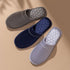 Sleek Piped Closed-Toe Slippers