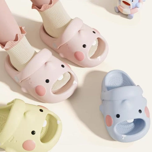 Chomping Shark Face Toddler Clogs