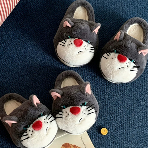 Grumpy Cat Plush Slippers