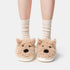 Shaggy Westie Puppy Plush Slippers