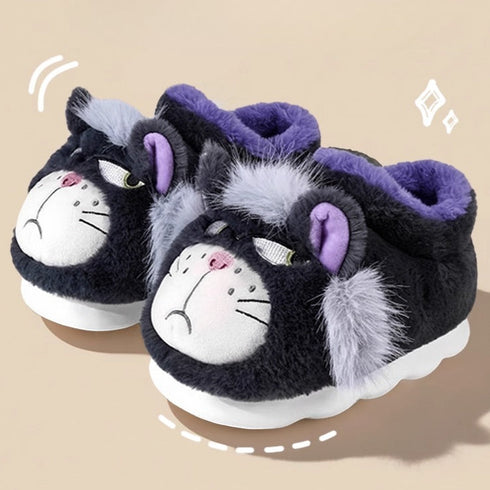 Sassy Cat High Top Slippers