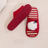Fuzzy Sheep Striped Home Slides