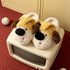 Sleepy Puppy Hat Plush Slippers