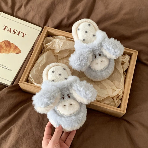 Floppy Donkey Ear Plush Slippers