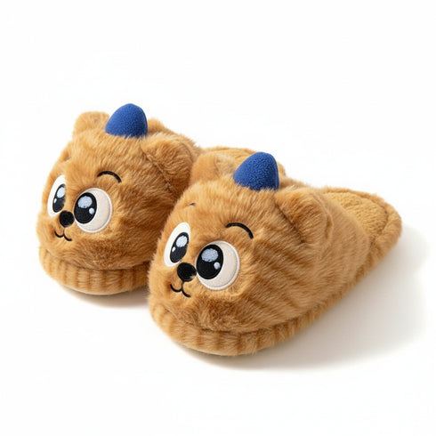 Big-Eyed Tiger Slippers