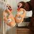 Fried Shrimp Tempura Plush Slippers