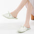 Silky Bow Pointed Home Slippers