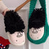 Quirky Mop Hair Doodle Slippers