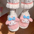Bow-Eared Bunny Plush Slippers