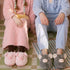 Plush Piggy Snout House Slippers